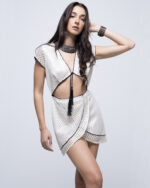 WHITE MINI  DRESS - Image 2