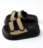 BLACK DOUBLE-STRAP PLATFORMS - Image 3