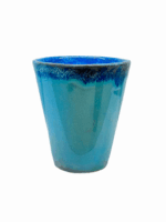 CERAMIC WATER GLASS – BLUE