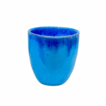 CERAMIC WINE GLASS - BLUE