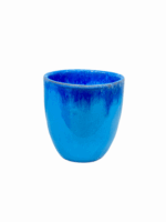 CERAMIC WINE GLASS - BLUE