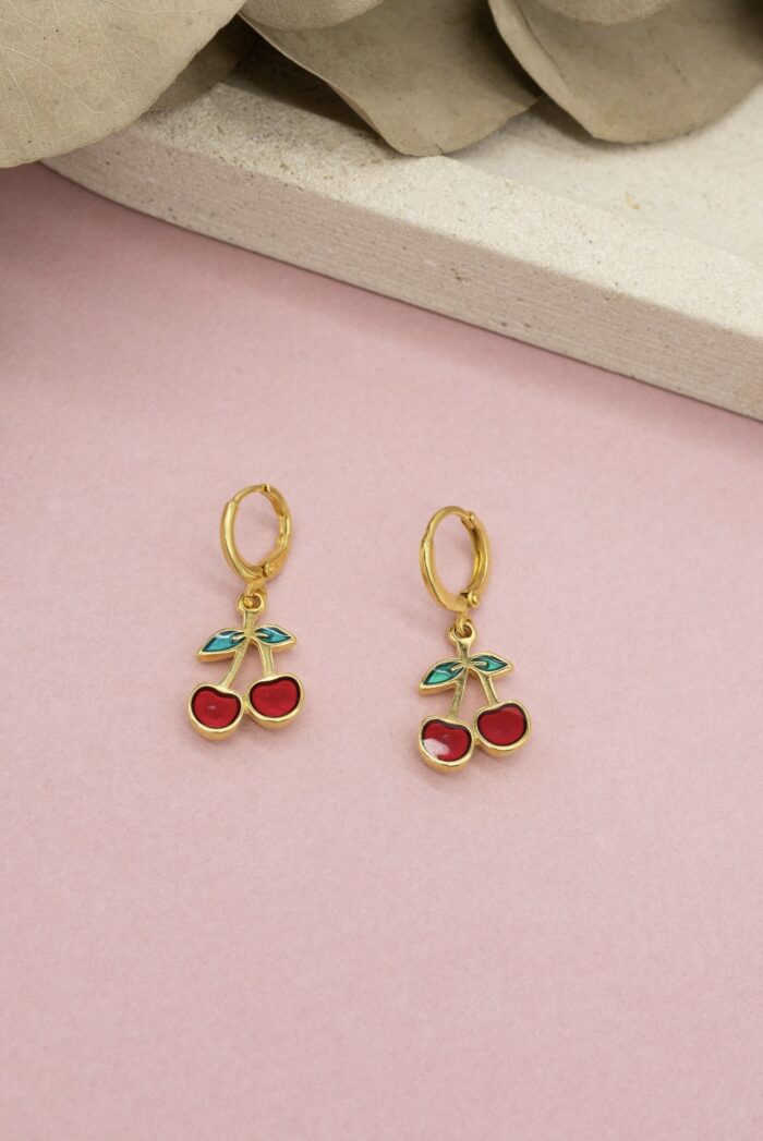 CHERRY EARRINGS - Image 1