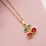 CHERRY PENDANT NECKLACE