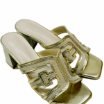 SIGNATURE DESIGN MULES - GOLD