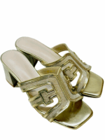 SIGNATURE DESIGN MULES - GOLD