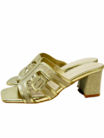 SIGNATURE DESIGN MULES - GOLD - Image 2