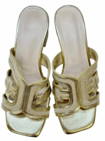 SIGNATURE DESIGN MULES - GOLD - Image 3