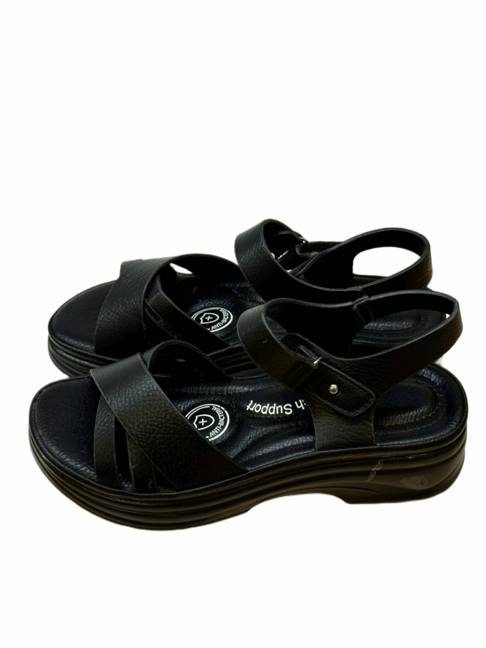 ANATOMIC COMFORT SANDALS - BLACK - Image 4