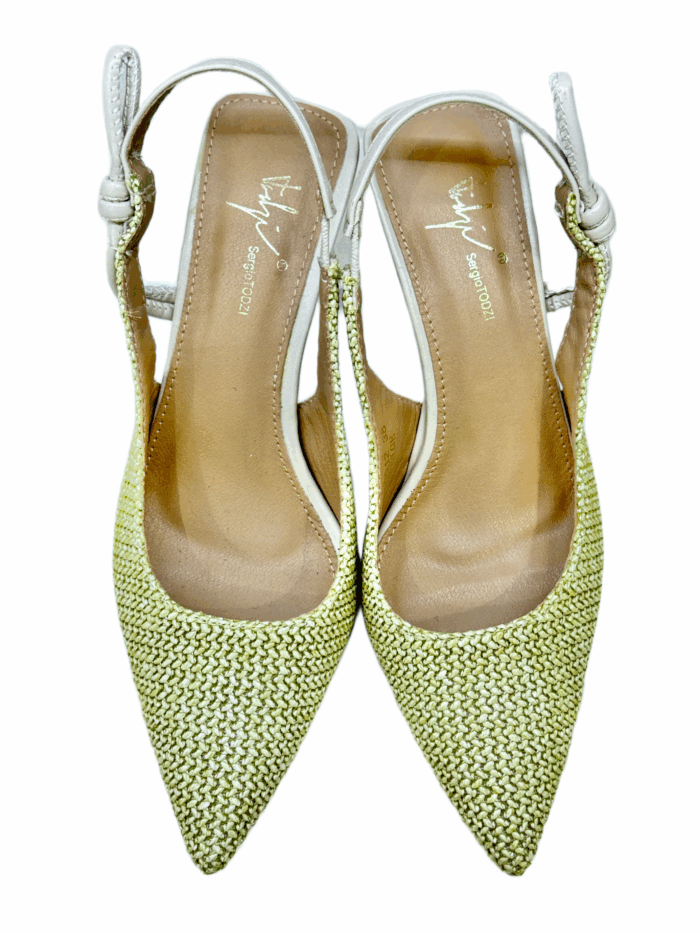 STRAW SLINGBACK HEELS - Image 3