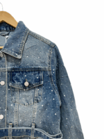 CROPPED DENIM JACKET WITH RHINESTONES - Image 3