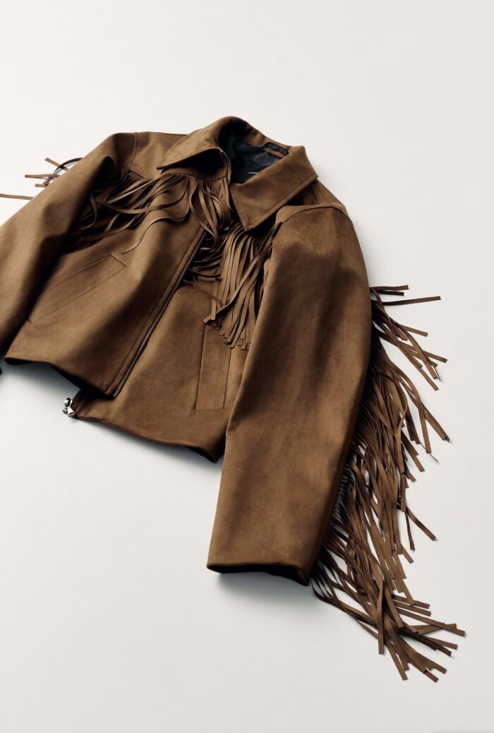 COWBOY SUEDE CAMEL JACKET - Image 3