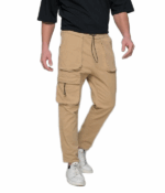 BEIGE CARGO PANTS - Image 5