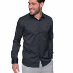 BLACK SLIM FIT SHIRT