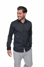 BLACK SLIM FIT SHIRT