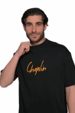 CHAPLIN BLACK T-SHIRT - Image 4