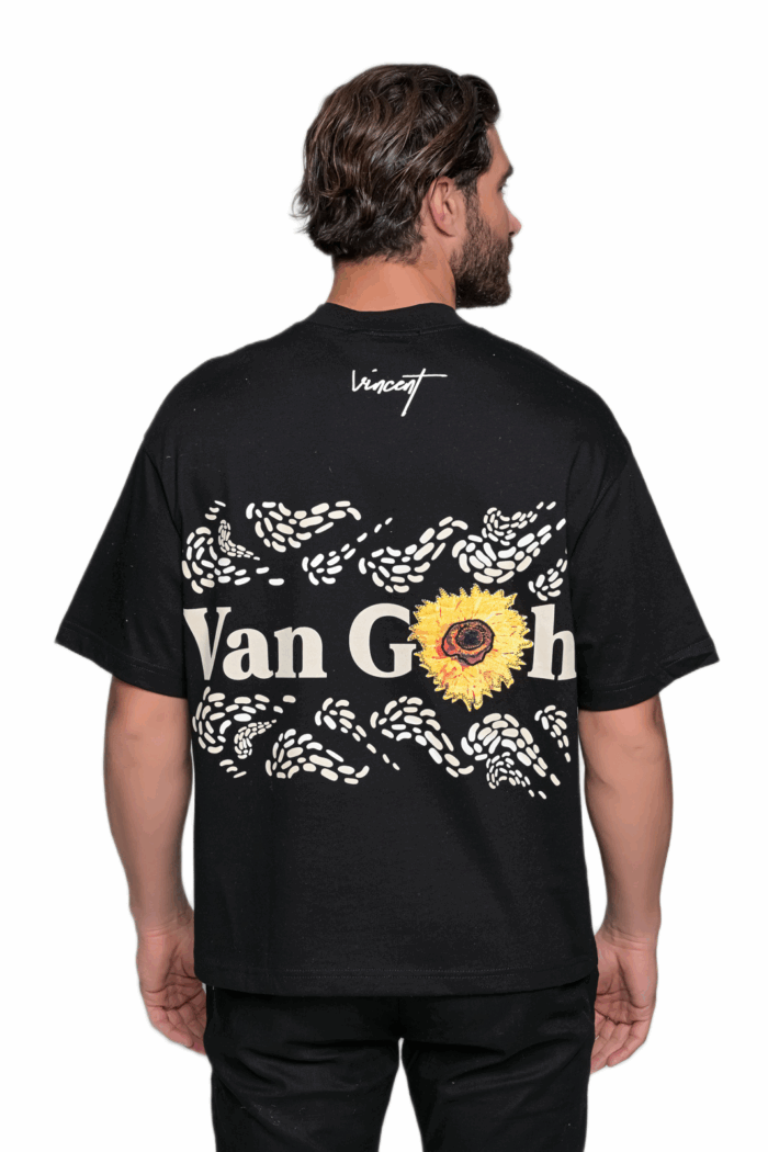 VINCENT VAN GOGH BLACK T-SHIRT - Image 1