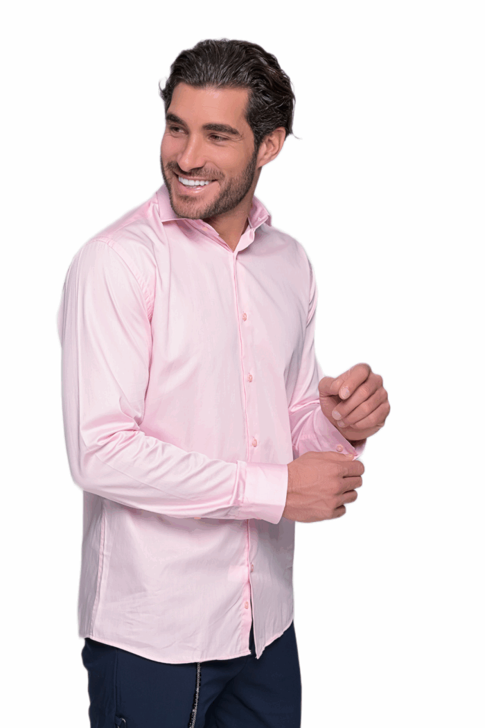 SLIM FIT PINK SHIRT - Image 5