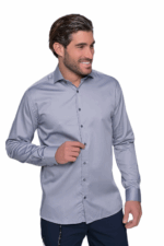 SLIM FIT GREY SHIRT - Image 5