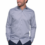 SLIM FIT GREY SHIRT