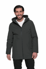 KHAKI HOODED WINTER JACKET