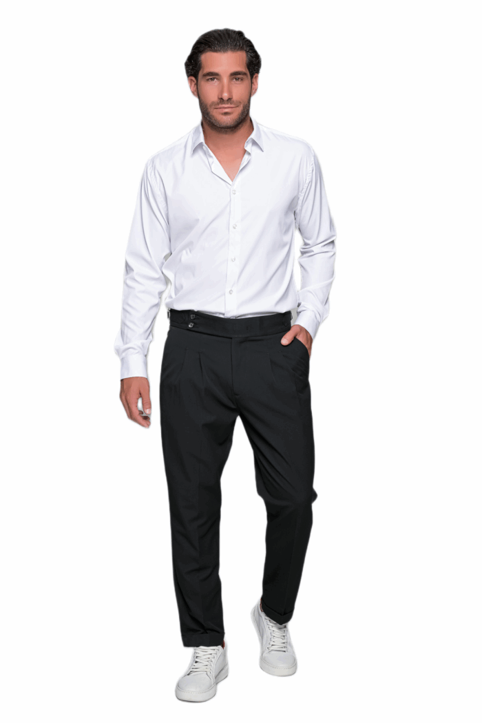 CLASSIC BLACK TROUSERS - Image 4