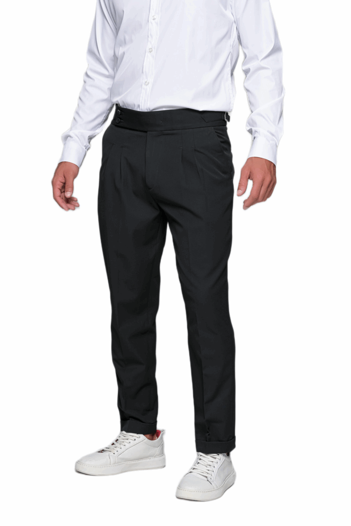 CLASSIC BLACK TROUSERS - Image 1