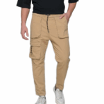 BEIGE CARGO PANTS
