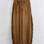 COWBOY SUEDE CAMEL PANTS