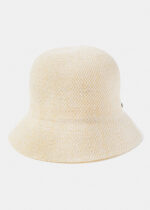ECRU KNITTED BUCKET STYLE HAT - Image 3