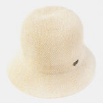 ECRU KNITTED BUCKET STYLE HAT