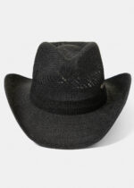 BLACK KNITTED COWBOY HAT - Image 2