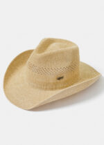 BEIGE KNITTED COWBOY HAT