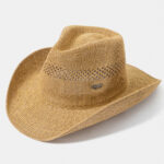 BROWN KNITTED COWBOY HAT