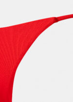 CUBA BIKINI BOTTOM - RED DACRON - Image 3