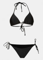 CUBA BIKINI BOTTOM - BLACK DACRON - Image 4