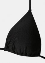 CUBA BIKINI TOP - BLACK DACRON - Image 2