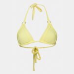 CAPRI BIKINI TOP - YELLOW RIB
