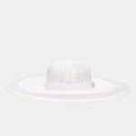 TOTAL WHITE STRAW HAT