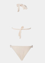 CAPRI BIKINI BOTTOM - CREAM CRINKLE - Image 8