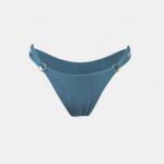 CAPRI BIKINI BOTTOM - AIR FORCE BLUE RIB
