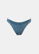 CAPRI BIKINI BOTTOM - AIR FORCE BLUE RIB