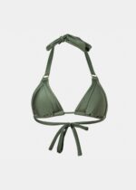 CAPRI BIKINI TOP - OLIVE DACRON