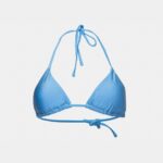 CUBA BIKINI TOP - LIGHT BLUE DACRON