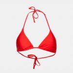 CUBA BIKINI TOP - RED DACRON