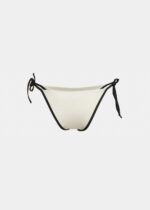 ARUBA BIKINI BOTTOM - CREAM/BLACK DACRON - Image 3