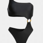AMALFI ONE PIECE – BLACK DACRON