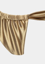 MARBELLA BIKINI BOTTOM – GOLD SHINY - Image 2