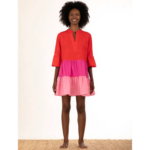 COLOR BLOCK MINI DRESS
