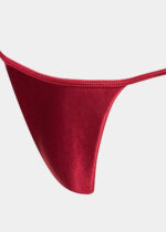 MYKONOS BIKINI BOTTOM – BURGUNDY GLOWY - Image 3