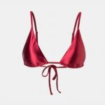 MYKONOS BIKINI TOP – BURGUNDY GLOWY